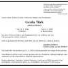 Herbert Gerda 1944-2008Todesanzeige